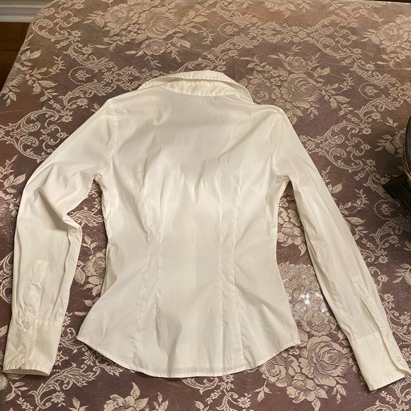 Marciano White Poplin Button Down Shirt Size S/P. - Picture 5 of 5
